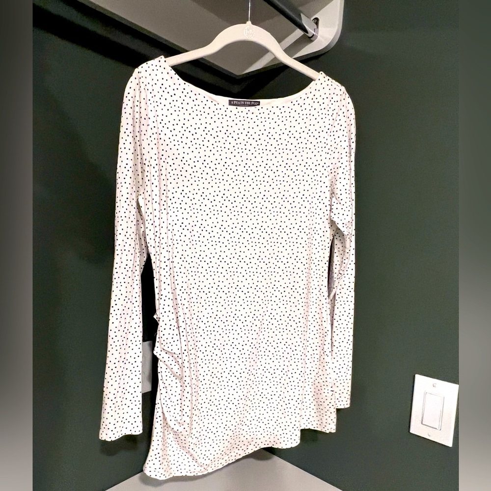 Long Sleeve Pea in the Pod Maternity Shirt